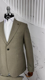 Dupont Slim Fit Kırlangıç Yaka Torba Cep Takım Elbise