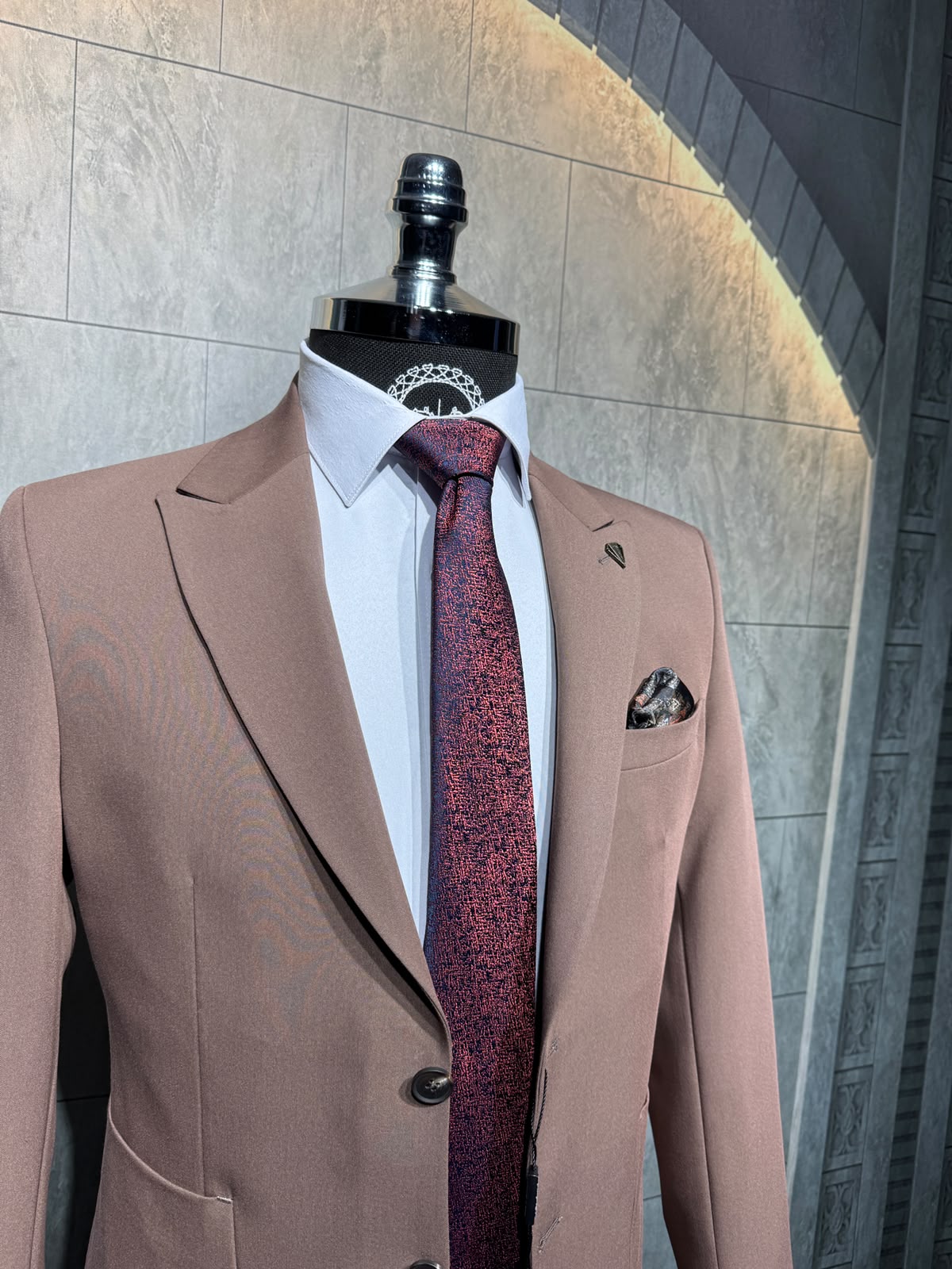 Dupont Erkek Torba Cep Takım Elbise Slim Fit 6 Drop