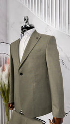 Dupont Slim Fit Kırlangıç Yaka Torba Cep Takım Elbise