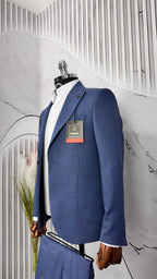 Dupont Slim Fit Kırlangıç Yaka Torba Cep Takım Elbise