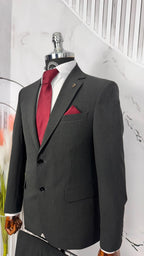Dupont Slim Fit Mono Yaka Erkek 2'li Takım Elbise