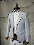 Dupont Slim Fit 6 Drop Yarım Astar Çift Yırtmaç 2'li Takım Elbise