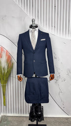 Dupont Slim Fit Mono Yaka Erkek 2'li Takım Elbise