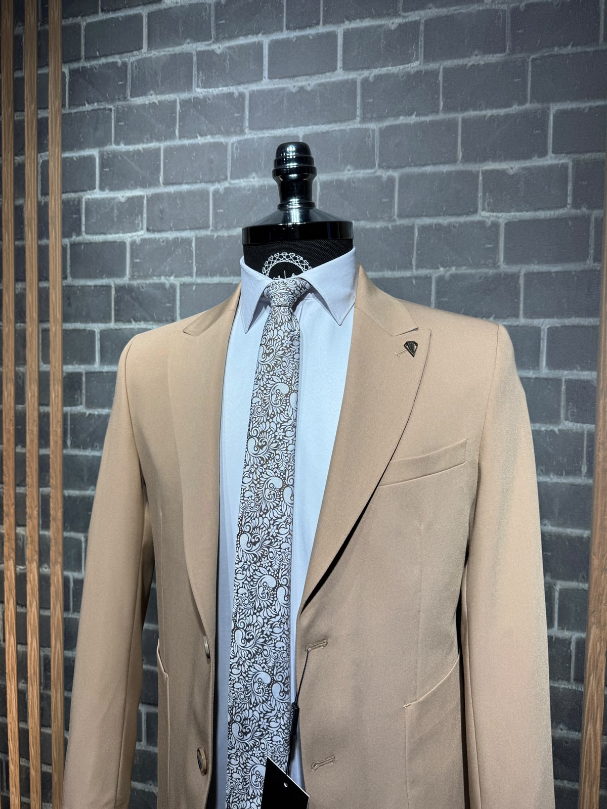 Dupont Erkek Torba Cep Takım Elbise Slim Fit 6 Drop