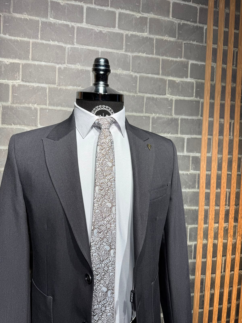 Dupont Erkek Torba Cep Takım Elbise Slim Fit 6 Drop