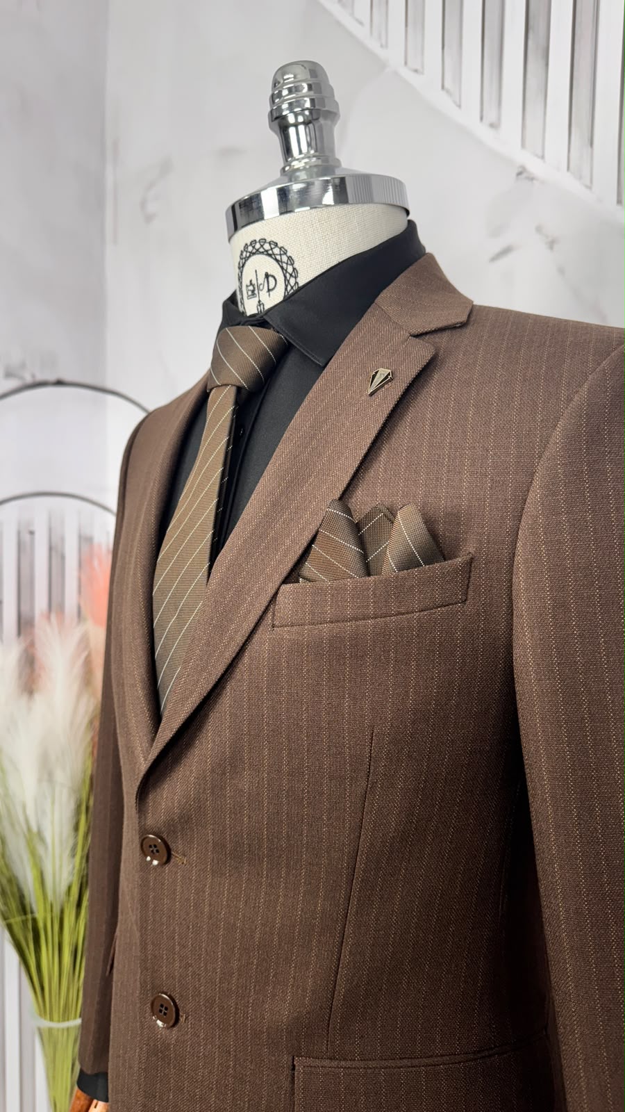 Dupont Slim Fit Mono Yaka Erkek 2'li Takım Elbise