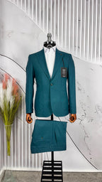 Dupont Slim Fit Kırlangıç Yaka Torba Cep Takım Elbise