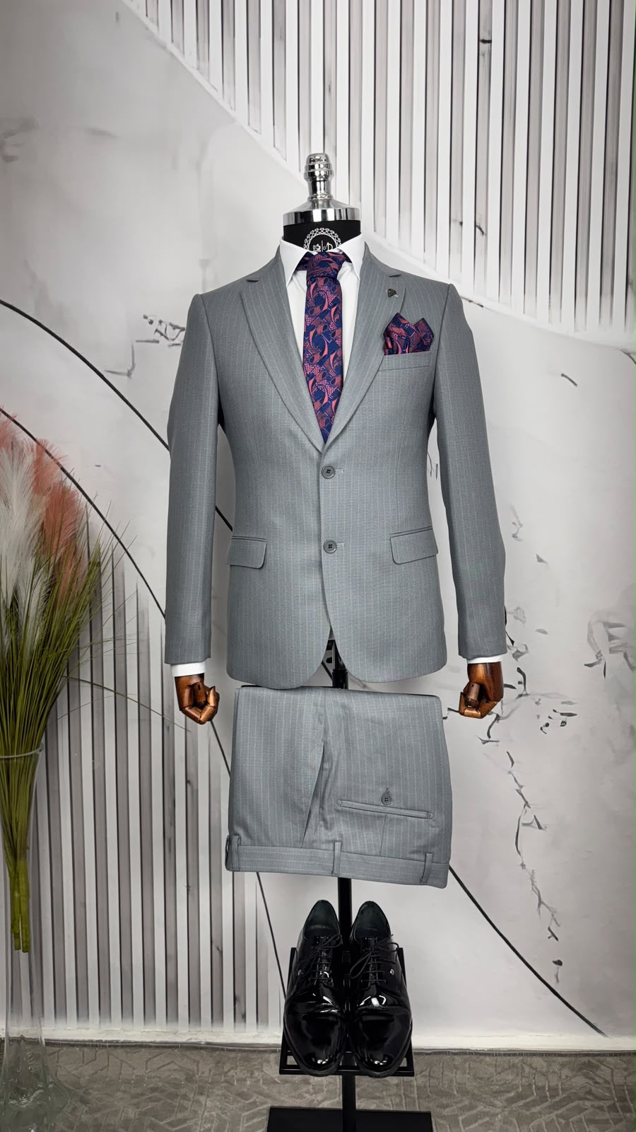 Dupont Slim Fit Mono Yaka Erkek 2'li Takım Elbise