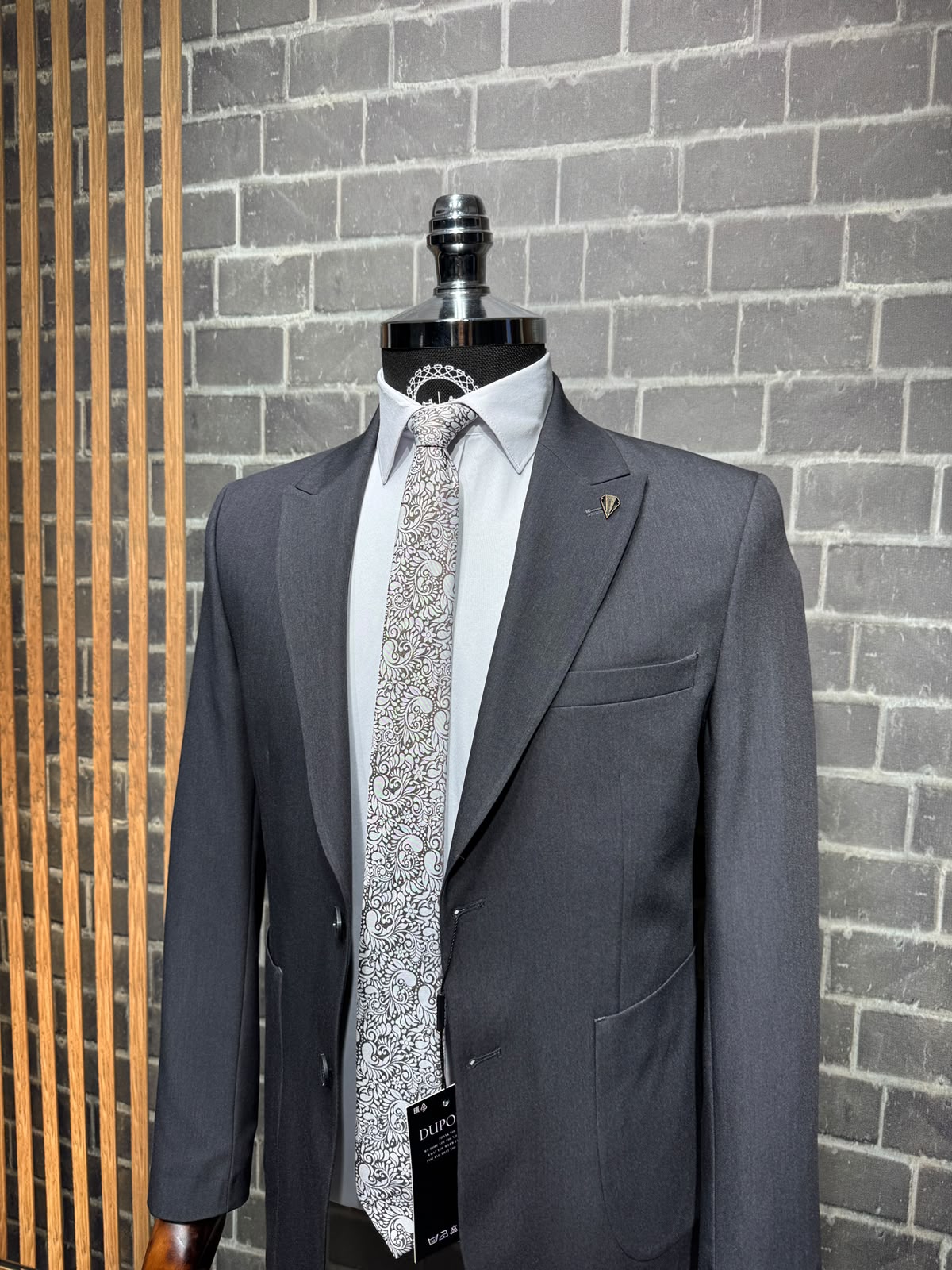 Dupont Erkek Torba Cep Takım Elbise Slim Fit 6 Drop