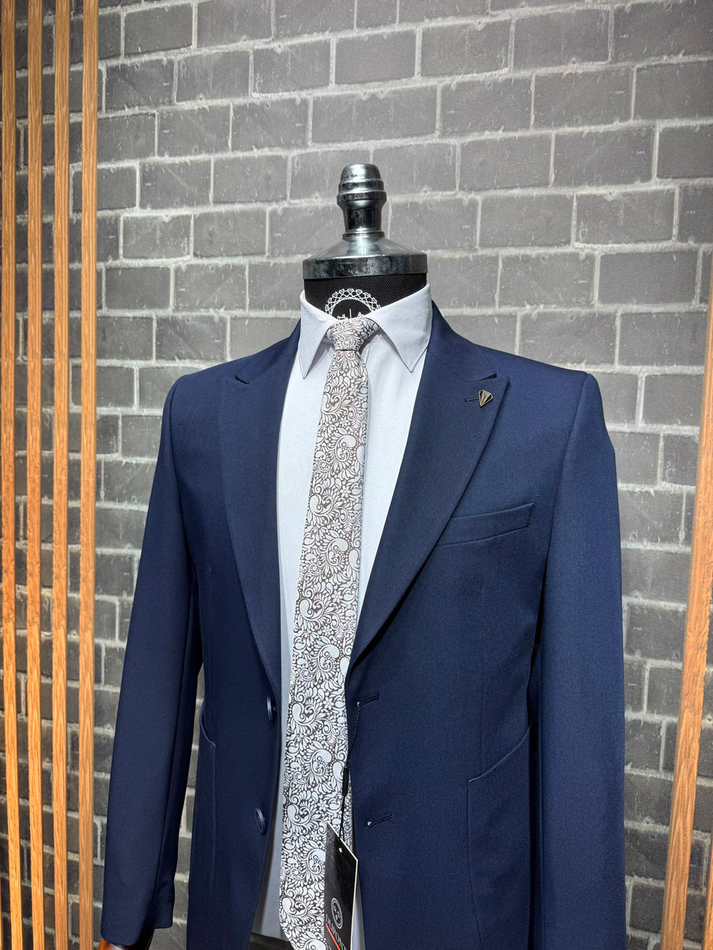 Dupont Erkek Torba Cep Takım Elbise Slim Fit 6 Drop