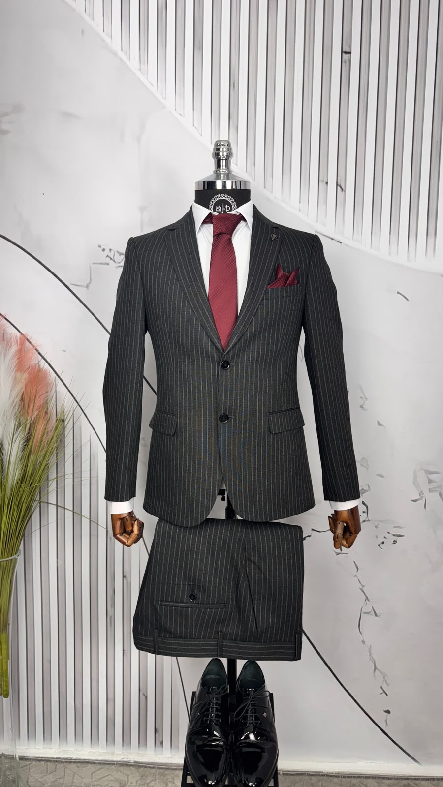 Dupont Slim Fit Mono Yaka Erkek 2'li Takım Elbise