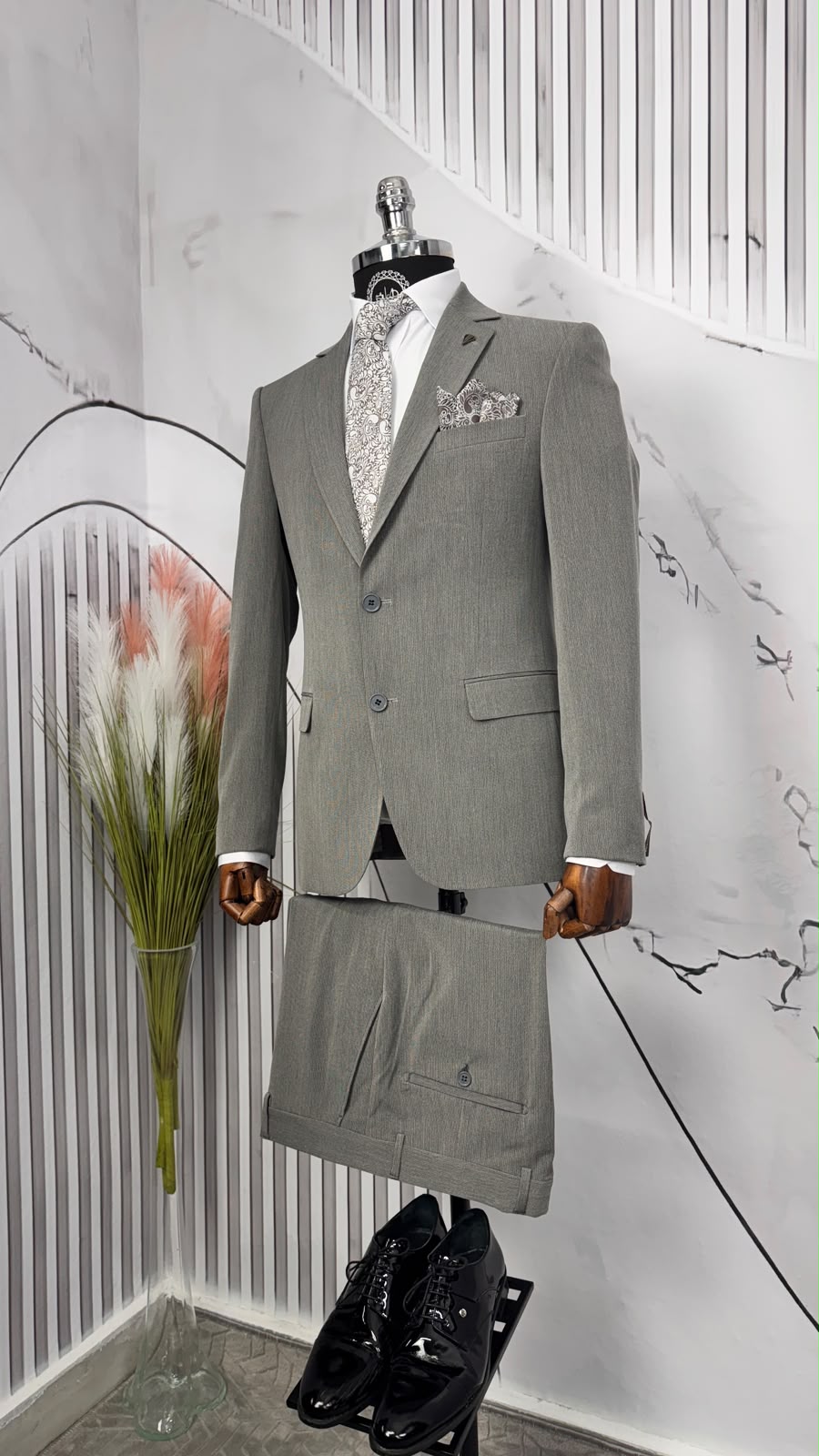 Dupont Slim Fit Mono Yaka Erkek 2'li Takım Elbise
