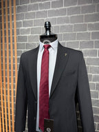 Dupont Erkek Torba Cep Takım Elbise Slim Fit 6 Drop