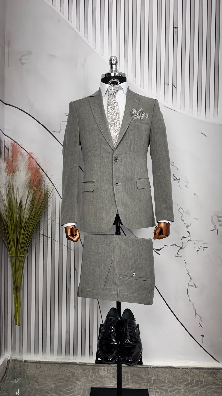 Dupont Slim Fit Mono Yaka Erkek 2'li Takım Elbise